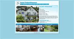 Desktop Screenshot of hotel-schmithausen.de