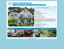 Tablet Screenshot of hotel-schmithausen.de